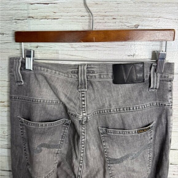 Nudie Jeans Men's Thin Finn Organic Cotton In dark pavement  Jeans 32x34 - Picture 7 of 8